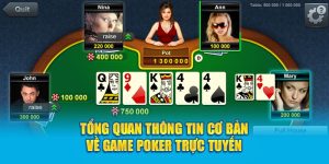 Tổng quan thông tin cơ bản về game Poker trực tuyến